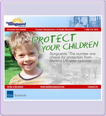 Apollo Sunguard Kids Email Campaign