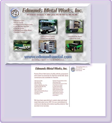 Mailers & Postcards > Edmunds Metal Works Postcard